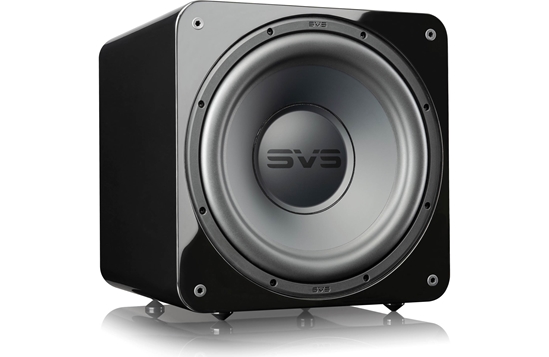 SVS SB-1000 Pro 12" powered subwoofer with digital processing and parametric equalization controls (Piano Gloss Black) - SVS-SB-1000BLK