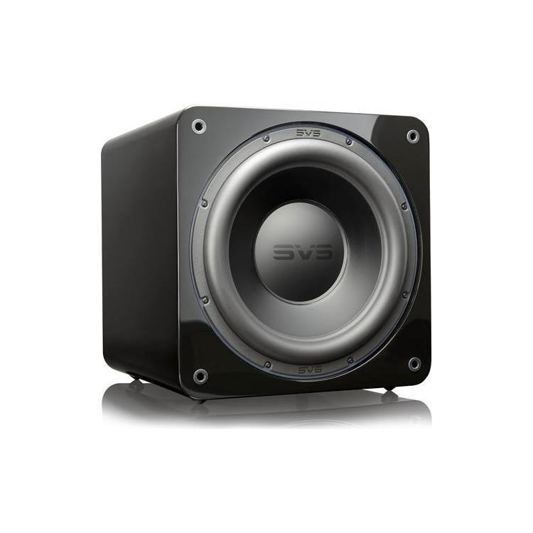 SVS 3000 Micro Powered compact subwoofer with app control (Piano Gloss Black) - SVS-3000MBLK