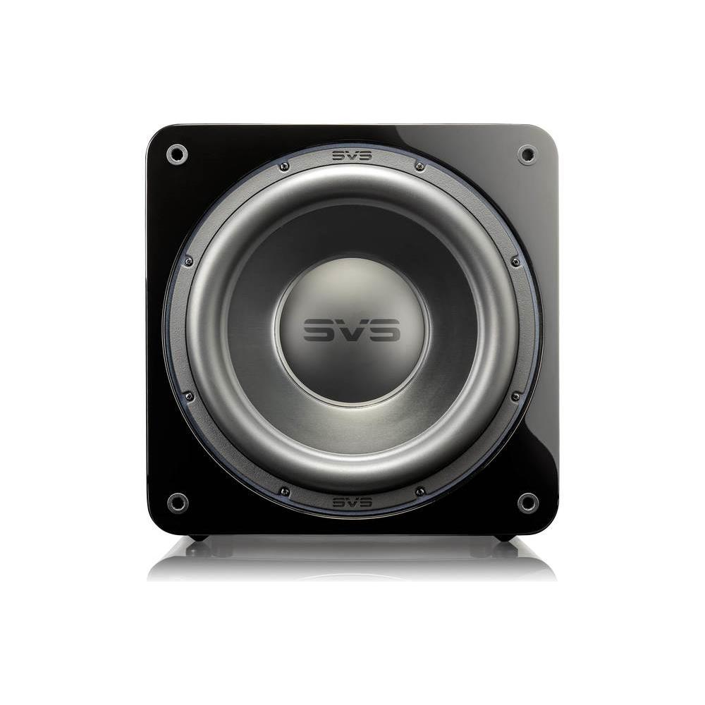 SVS 3000 Micro Powered compact subwoofer with app control (Piano Gloss Black) - SVS-3000MBLK