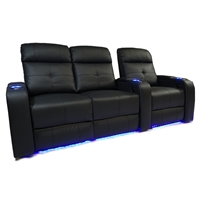 Valencia Verona Motorized Home Theater Seating - Top Grain Leather