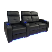 Valencia Verona Motorized Home Theater Seating - Top Grain Leather