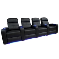 Valencia Verona Motorized Home Theater Seating - Top Grain Leather