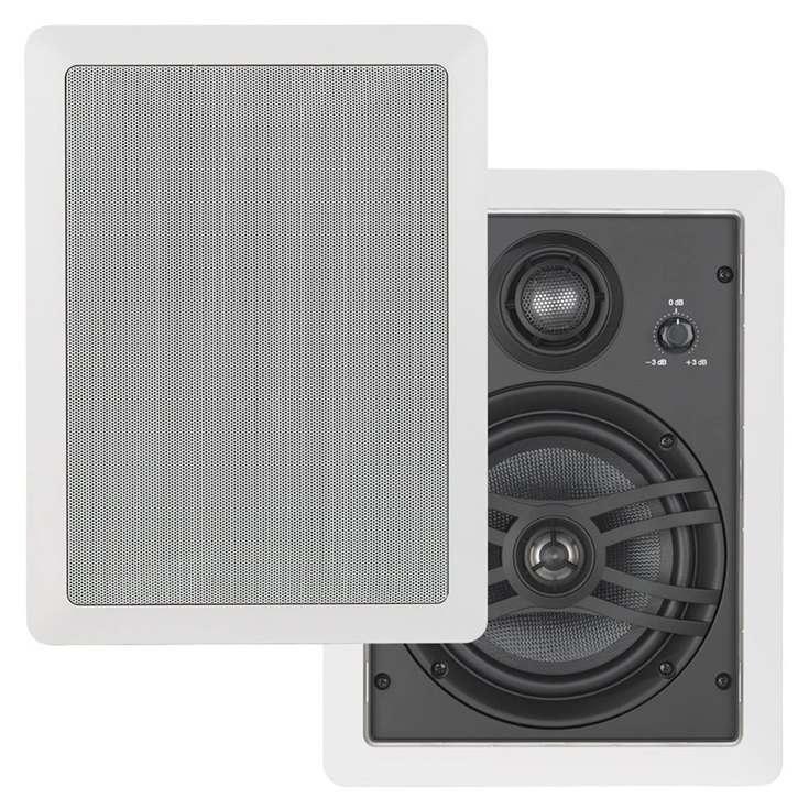 Yamaha NS-IW660 3-Way In-Wall Speaker System for Custom Professionals (Pair) - NS-IW660 - Yamaha-NS-IW660