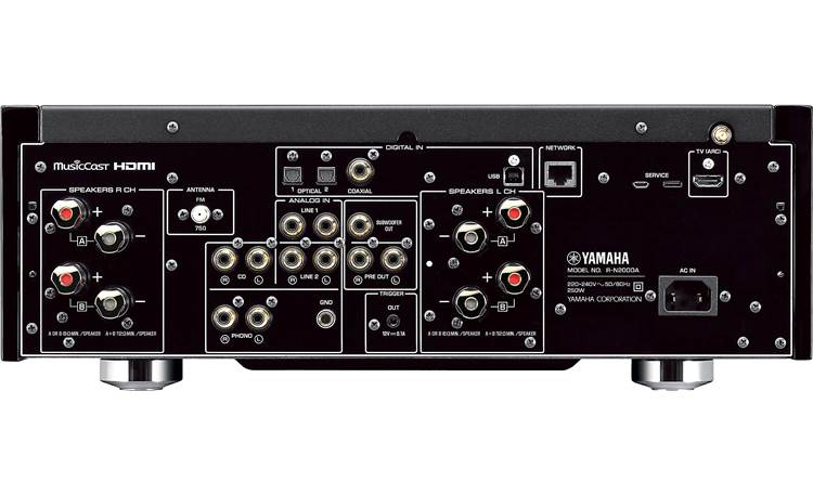 Yamaha R-N2000A Stereo receiver with Wi-Fi, Bluetooth, Apple AirPlay 2, and HDMI (Black) - R-N2000ABL - Yamaha-R-N2000ABL