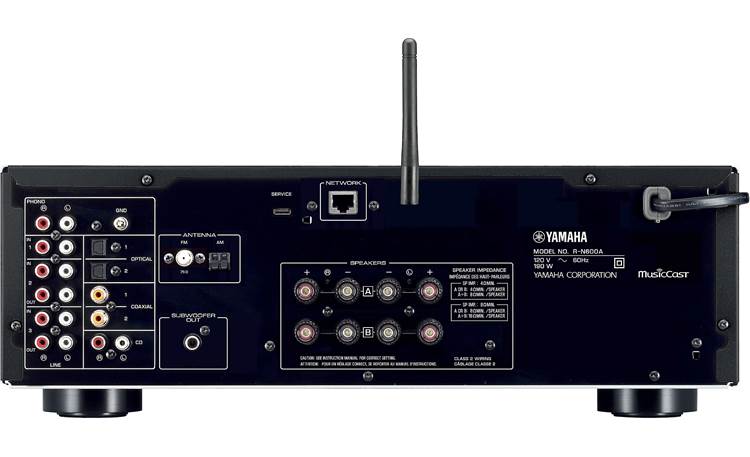 Yamaha R-N600A Stereo receiver with Wi-Fi, Bluetooth, and Apple AirPlay 2 (Black) - R-N600ABL - Yamaha-R-N600ABL