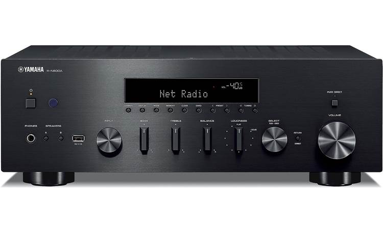 Yamaha R-N600A Stereo receiver with Wi-Fi, Bluetooth, and Apple AirPlay 2 (Black) - R-N600ABL - Yamaha-R-N600ABL