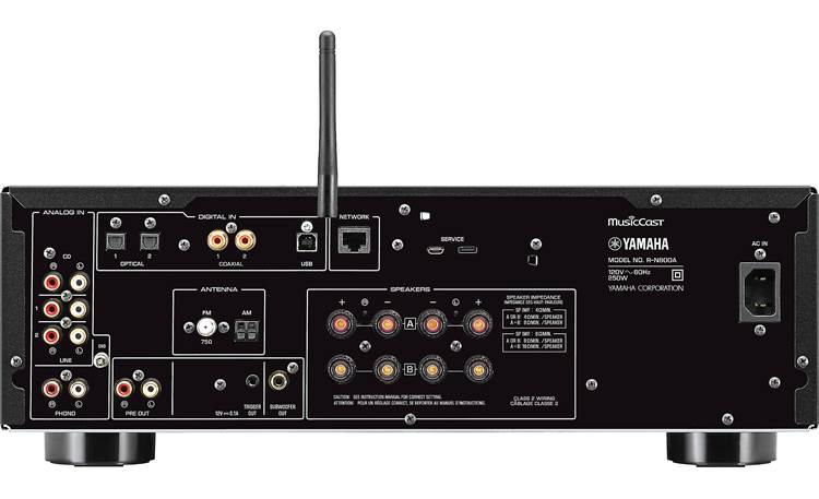 Yamaha R-N800A Stereo receiver with Wi-Fi, Bluetooth and Apple AirPlay 2 (Black) - R-N800ABL - Yamaha-R-N800ABL