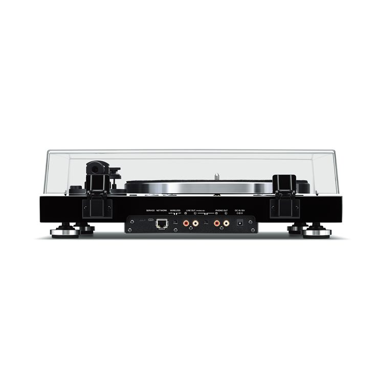 Yamaha TT-N503 MusicCast VINYL 500 Manual belt-drive turntable with Wi-Fi, Bluetooth and MusicCast, plus built-in phono preamp and pre-mounted cartridge (Black) - TT-N503BL - Yamaha-TT-N503BL