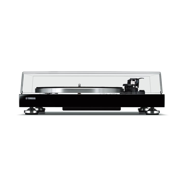 Yamaha TT-N503 MusicCast VINYL 500 Manual belt-drive turntable with Wi-Fi, Bluetooth and MusicCast, plus built-in phono preamp and pre-mounted cartridge (Black) - TT-N503BL - Yamaha-TT-N503BL