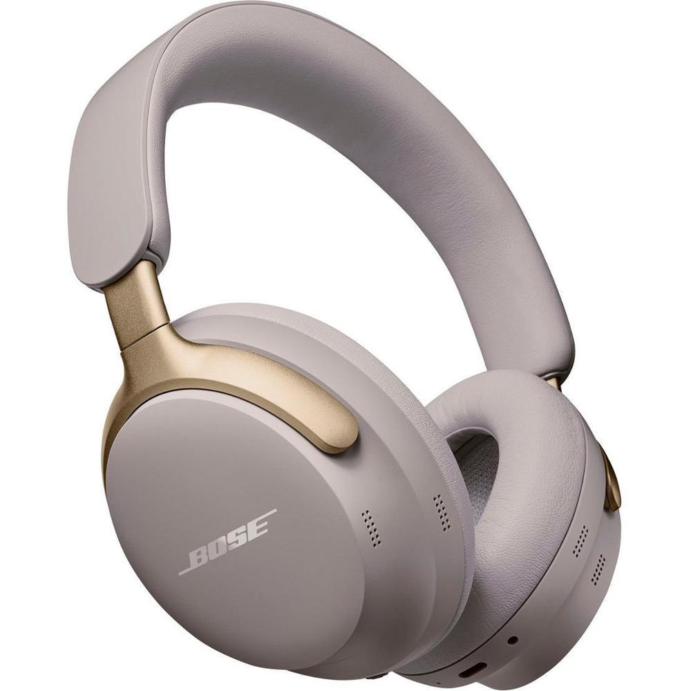 Bose QuietComfort Ultra Wireless Noise Cancelling Over-the-Ear Headphones-Sandstone