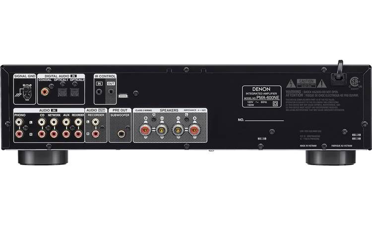 Denon PMA-600NE Stereo integrated amplifier with built-in Bluetooth, DAC and phono preamplifier - PMA600NEBKE3