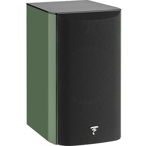 Focal Aria Evo X N1 Two-Way Bookshelf Speaker (High-Gloss Moss Green, Single)