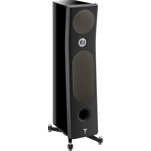 Focal Kanta N2 Floorstanding Speaker (High-Gloss Black & Black, Single)