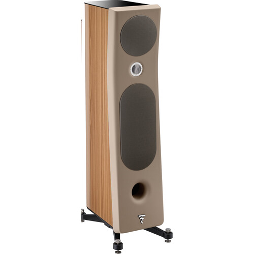 Focal Kanta N2 Floorstanding Speaker (High-Gloss Walnut & Taupe, Single)