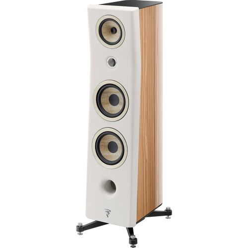 Focal Kanta N3 Floorstanding Speaker (High-Gloss Walnut & Ivory, Single)