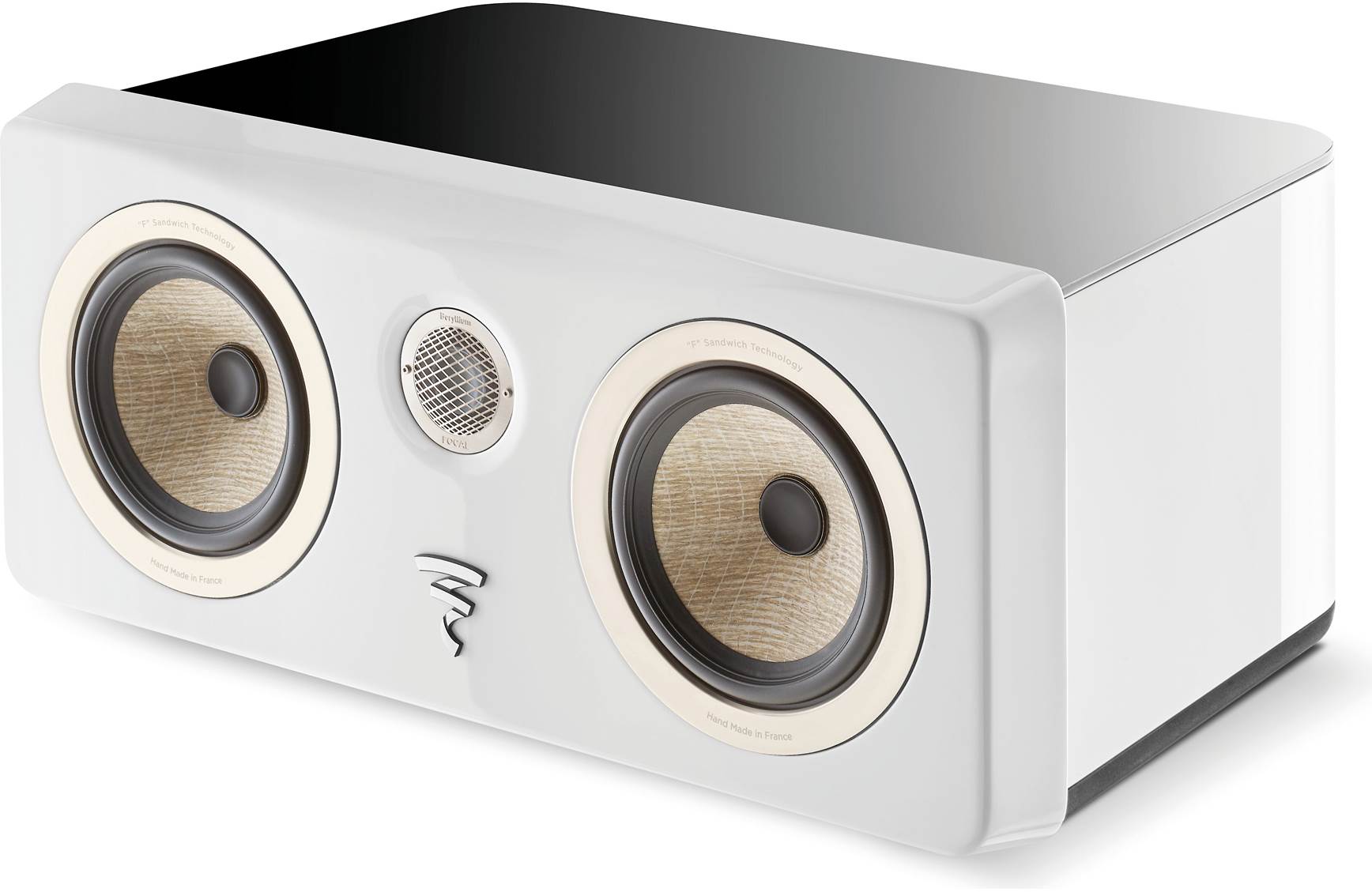 Focal Kanta Center Channel Speaker -  White High Gloss White Carrara High Gloss - JMLKANTACC-WHC/HG