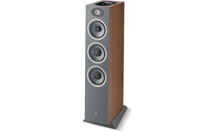 Focal Theva°3-D Dolby Atmos enabled floor-standing speaker (Dark Wood) - FTHEVAN3DW-D