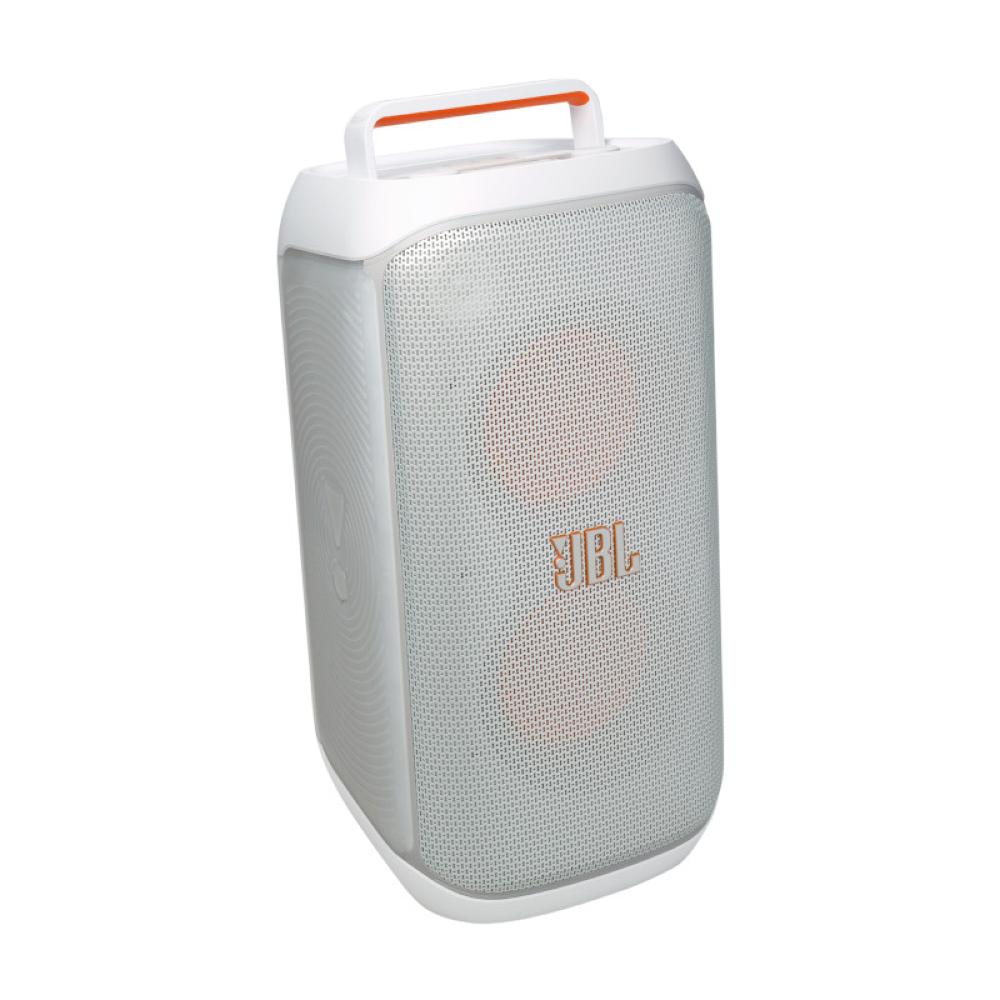 JBL PartyBox Club 120 Portable party speaker - JBL Pro Sound, lightshow, splashproof, foldable handle, replaceable battery - White