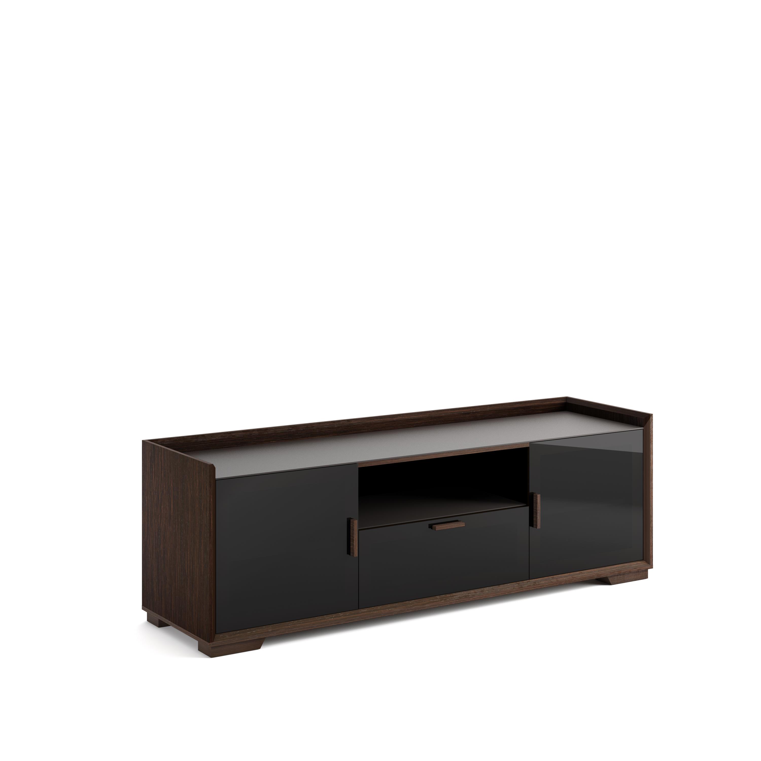 Salamander Designs Contemporary Television Credenza A/V Cabinet for TVs up to 80