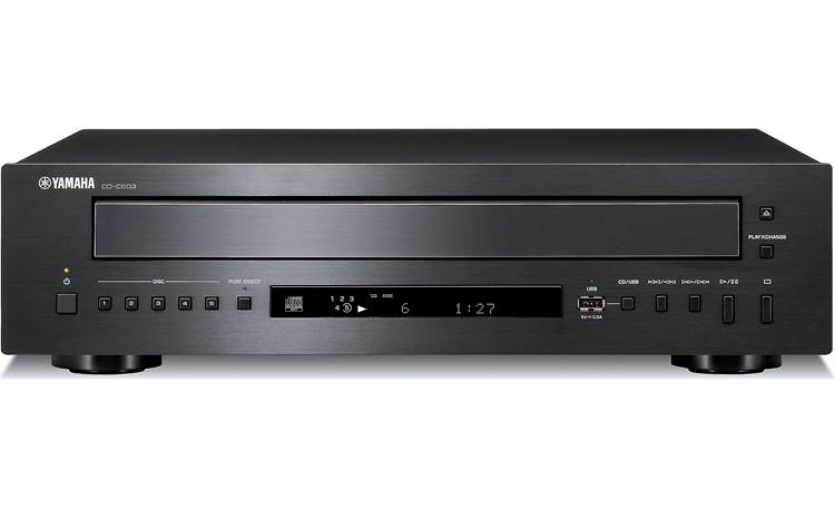 Yamaha CD-C603 5-disc CD changer with front-panel USB input - CD-C603BL