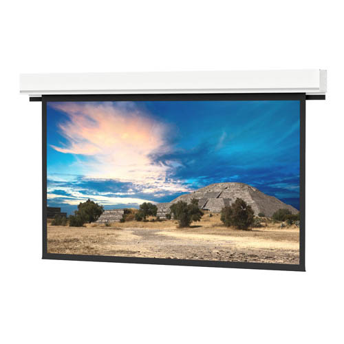 Da-Lite 123 inch Electric Projector Screen  Dalite 20859LS Advantage  Electrol High Contrast Matte White Widescreen (16:10)
